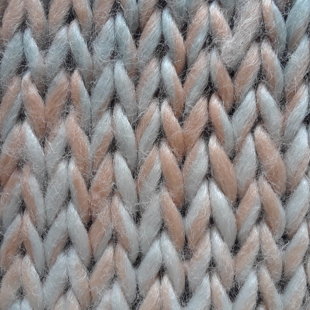 Garage. Cowl Neck Scarf. Greys & Pinks - Picture 7 of 16